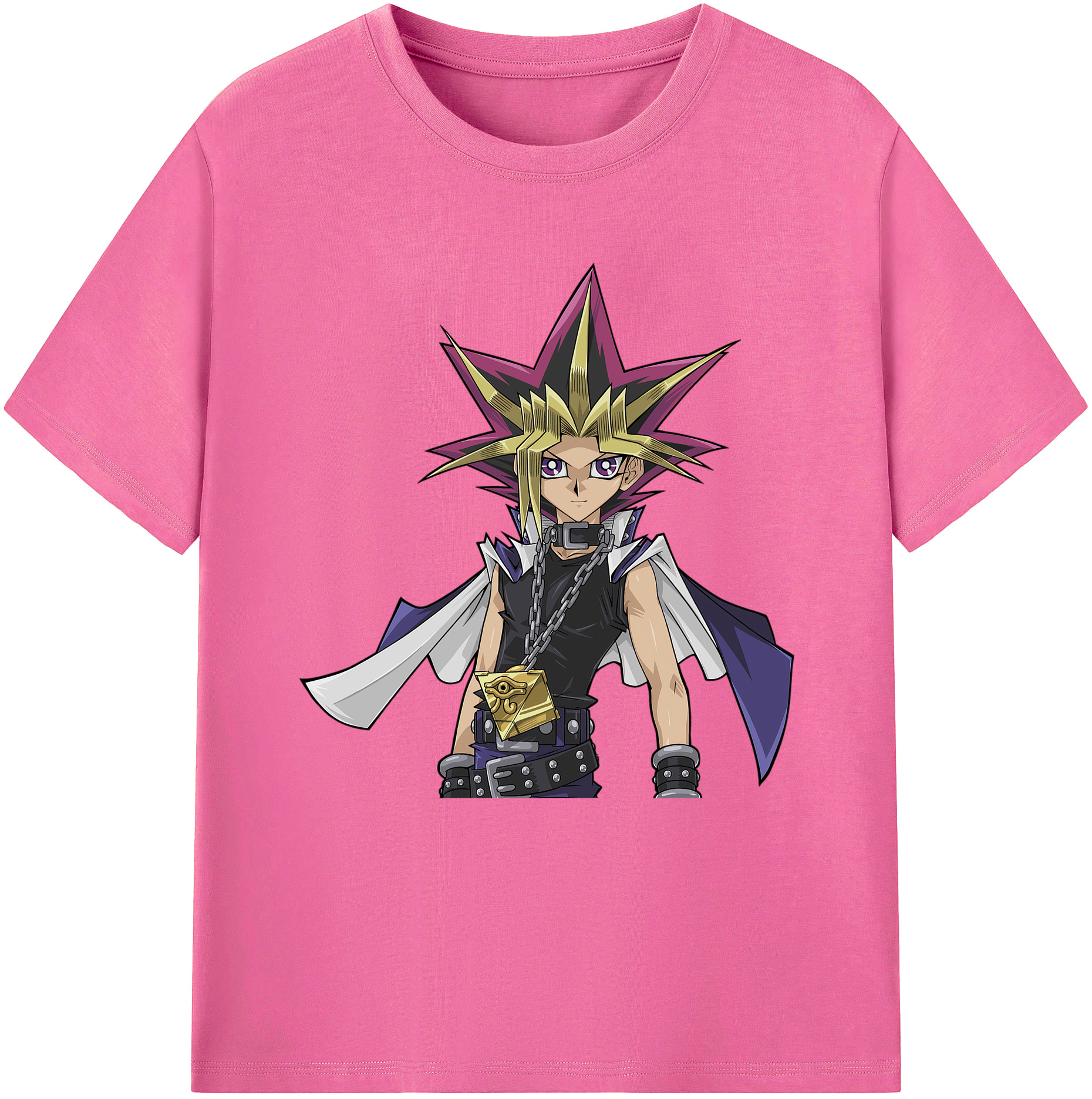 （画像用） 遊☆戯☆王 Yu-Gi-Oh! レディースカジュアルプリントTシャツ（綿100％）